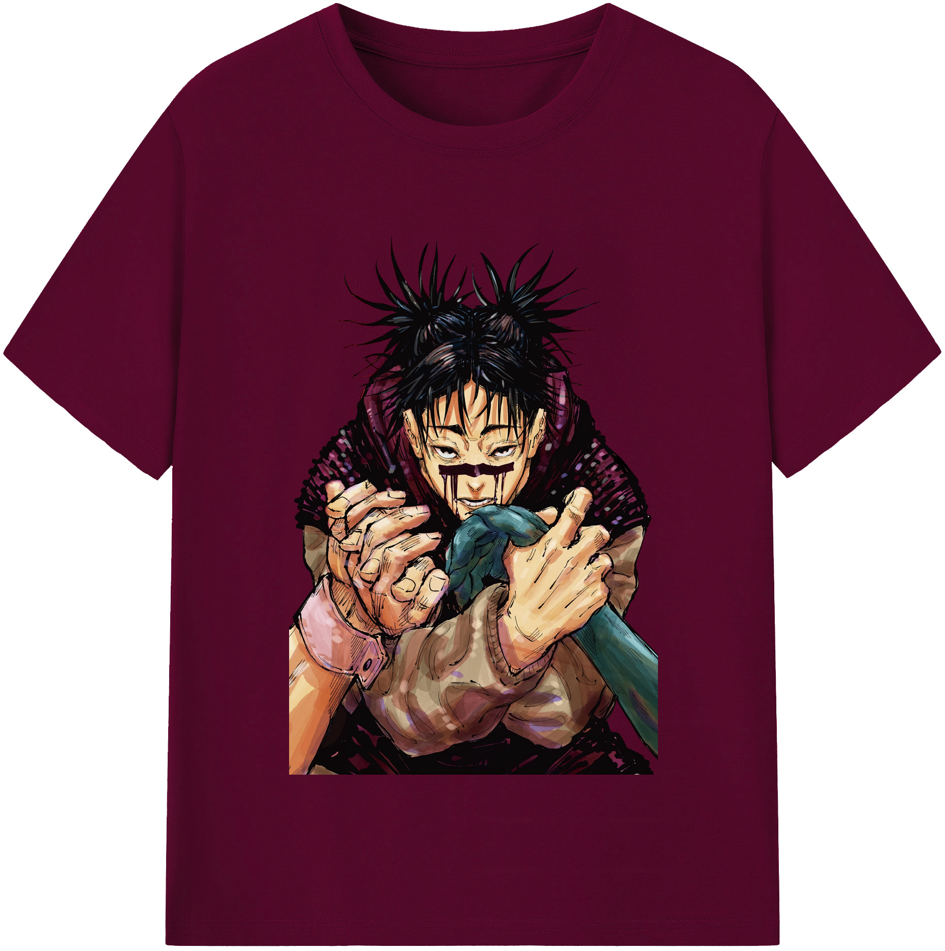 （画像用） 呪術廻戦 Jujutsu Kaisen レディースカジュアルプリントTシャツ（綿100％）
